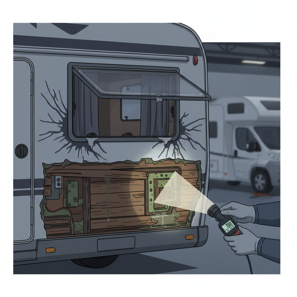 Damp in motorhomes and campervans, where it hides and how to check