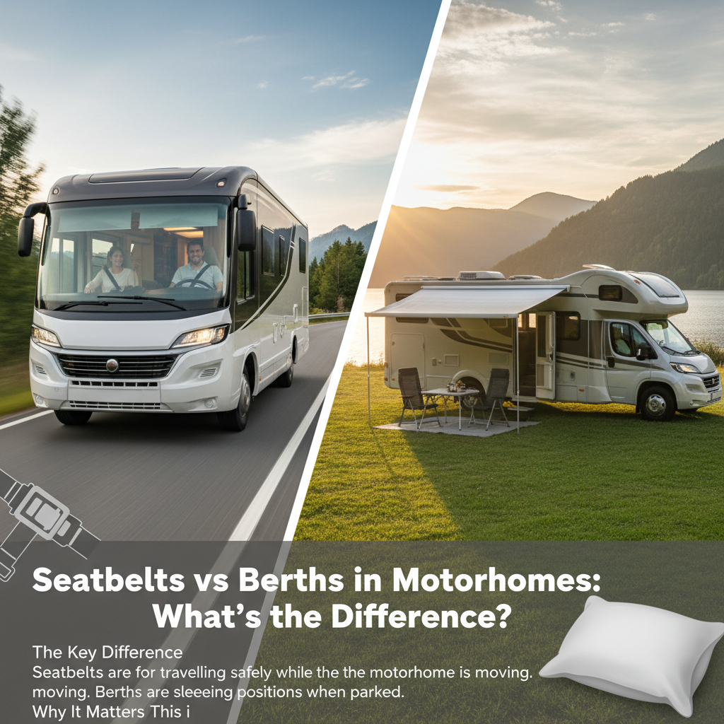 Seatbelts vs Berths in Motorhomes: What's the Difference?