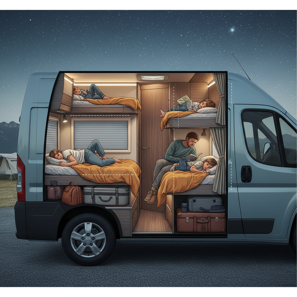 Berths explained: why a 4-berth is not always comfortable for four