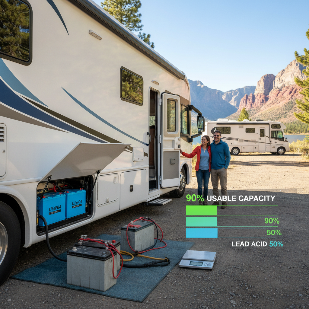 Switching to Lithium Batteries for Motorhome Power