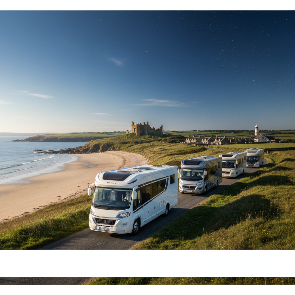 Motorhome touring Northumberland the quiet alternative to the obvious spots