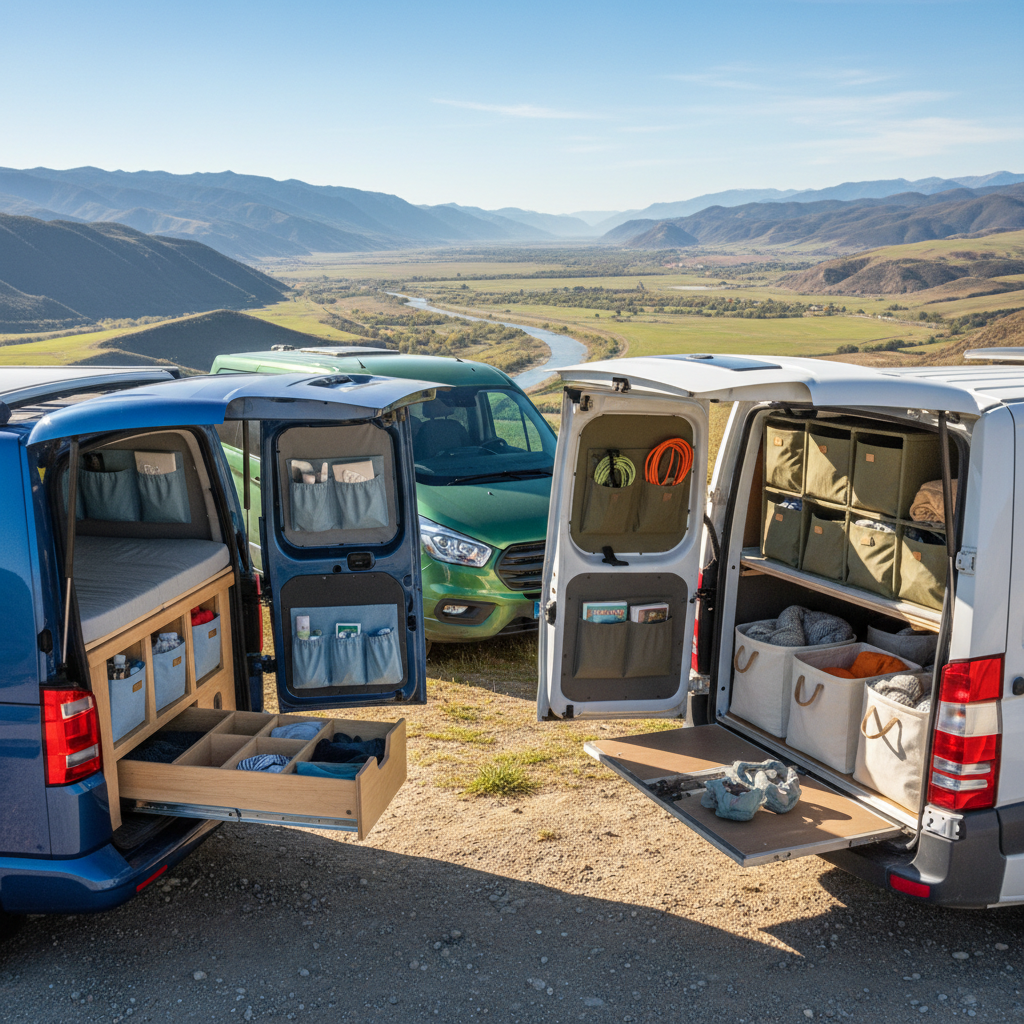 Campervan storage hacks that do not look like hacks