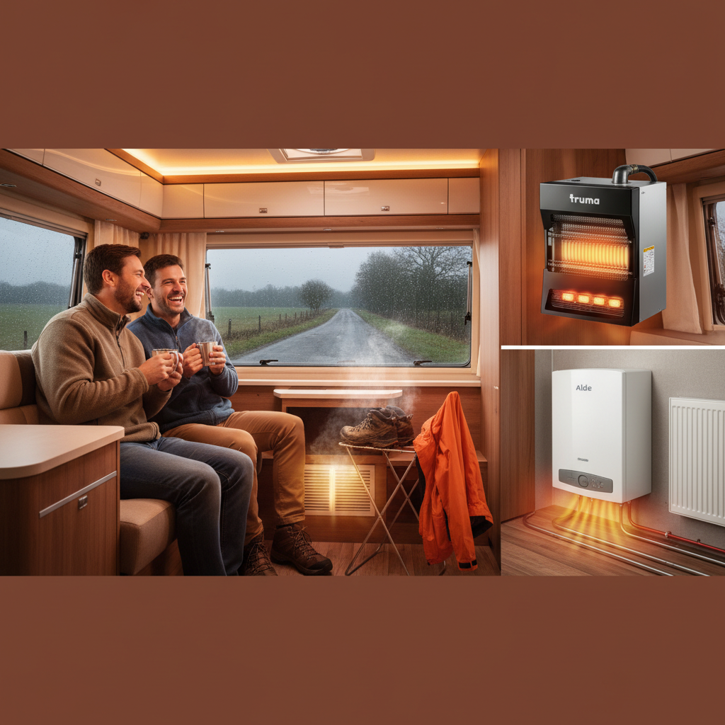 Heating explained, Truma vs Alde and what matters on a wet February weekend