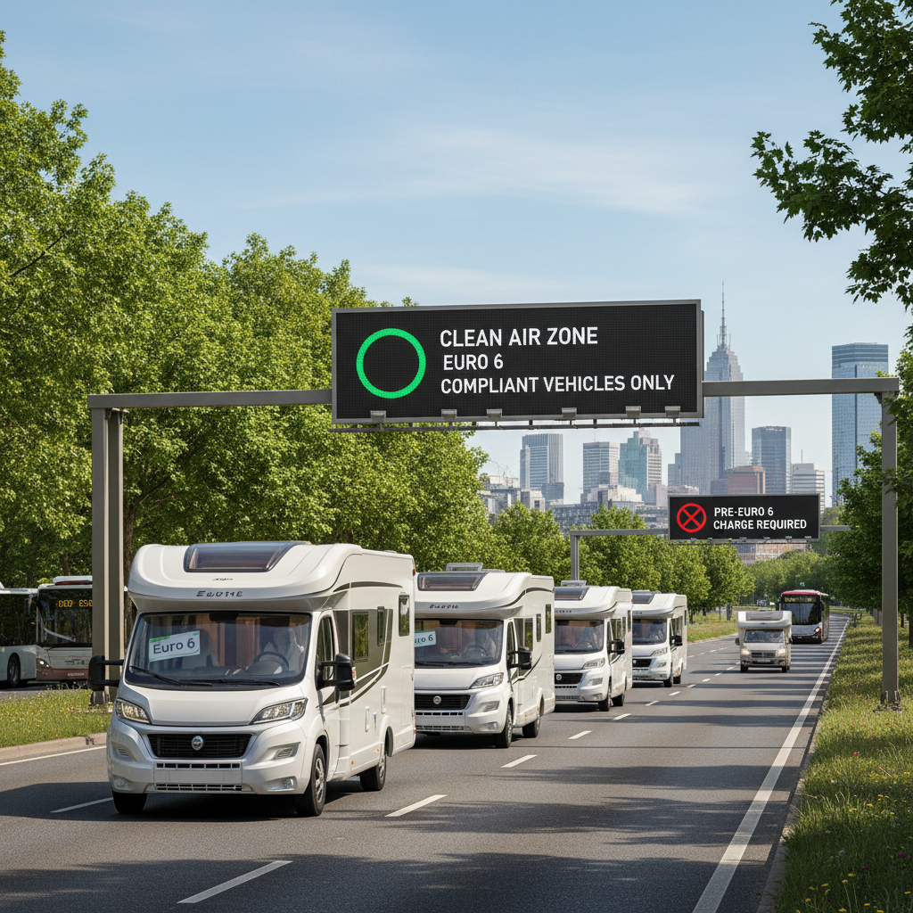 Euro 6 Motorhomes and Clean Air Zones: A Guide