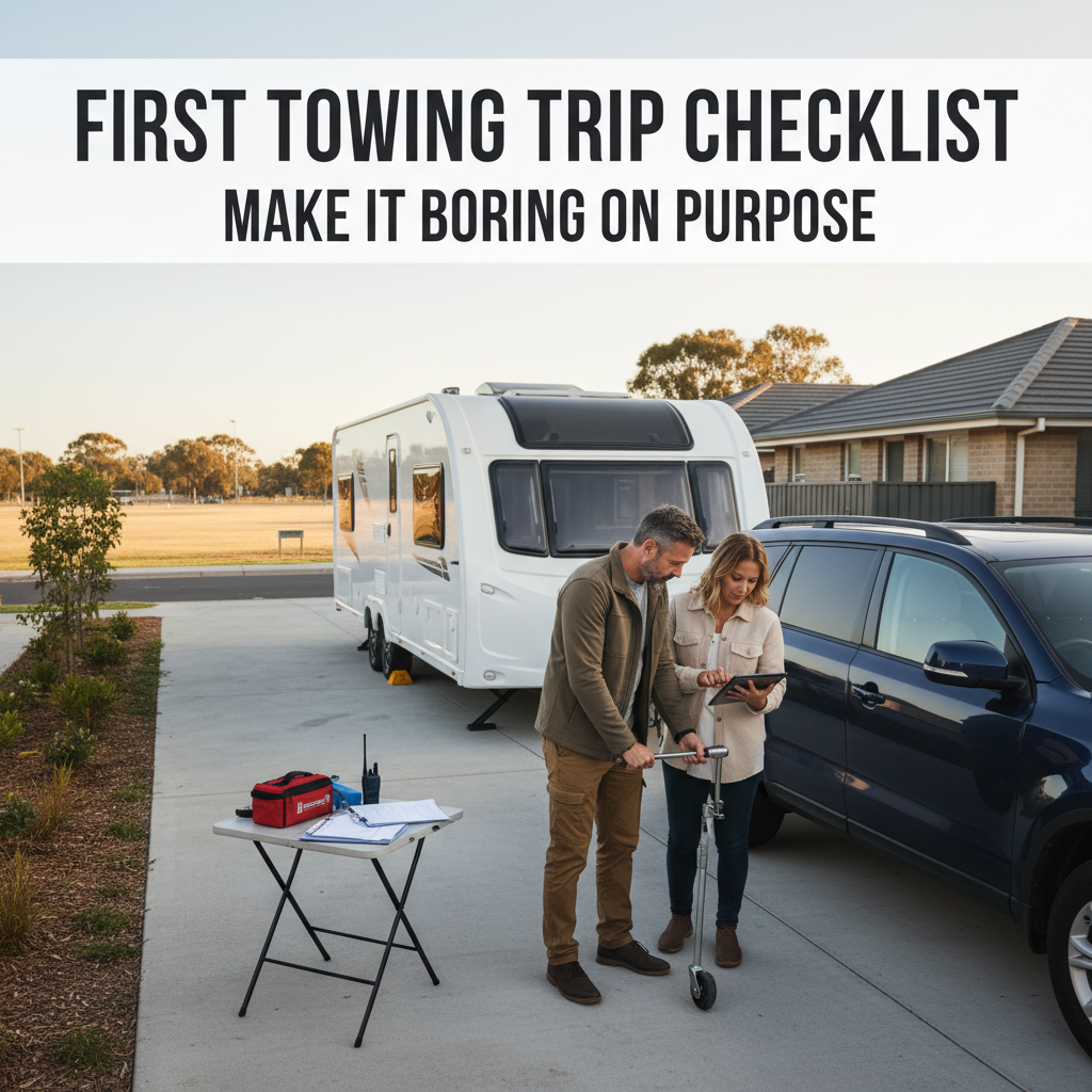 First towing trip checklist, make it boring on purpose