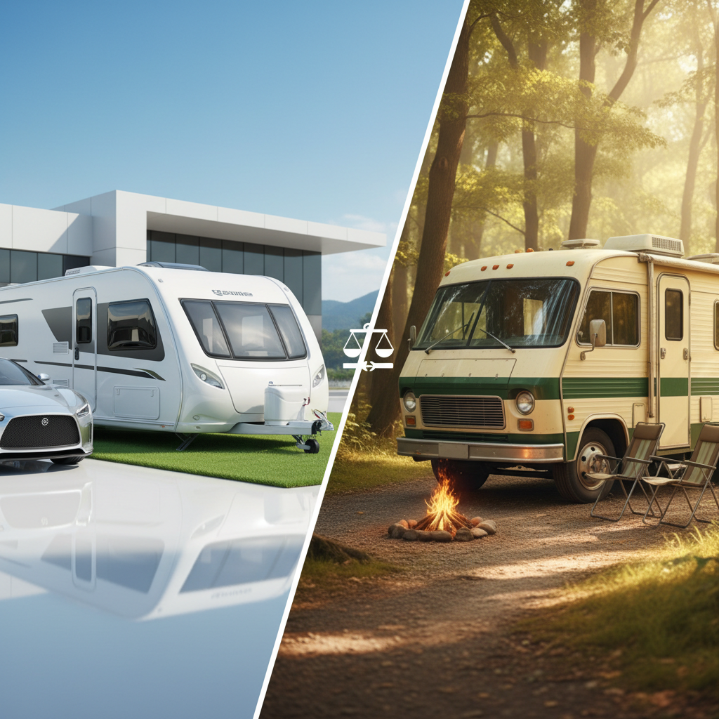 New vs used caravans, how to decide without regrets