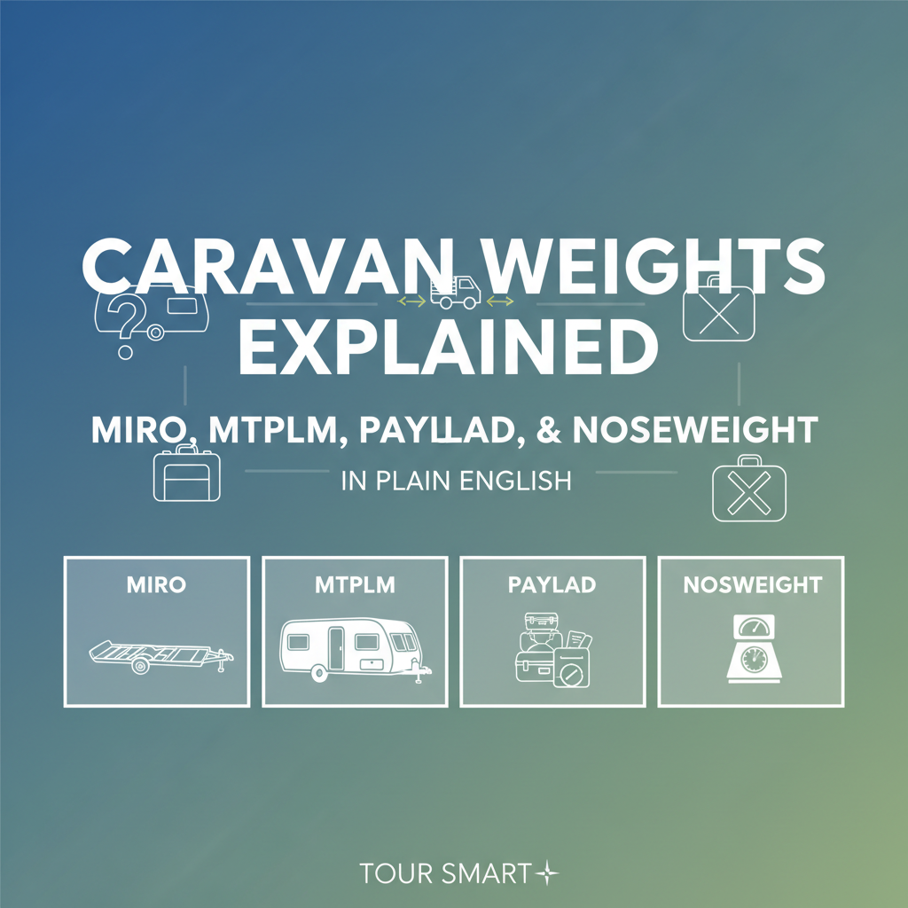 Caravan weights explained, MIRO, MTPLM, payload and noseweight