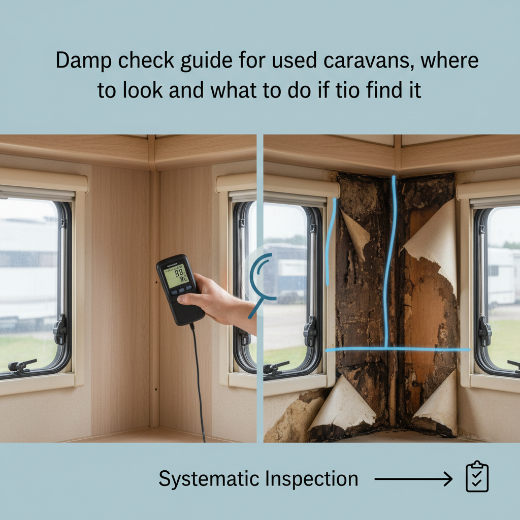 Used Caravan Damp Checks: Where to Look and What to Ask