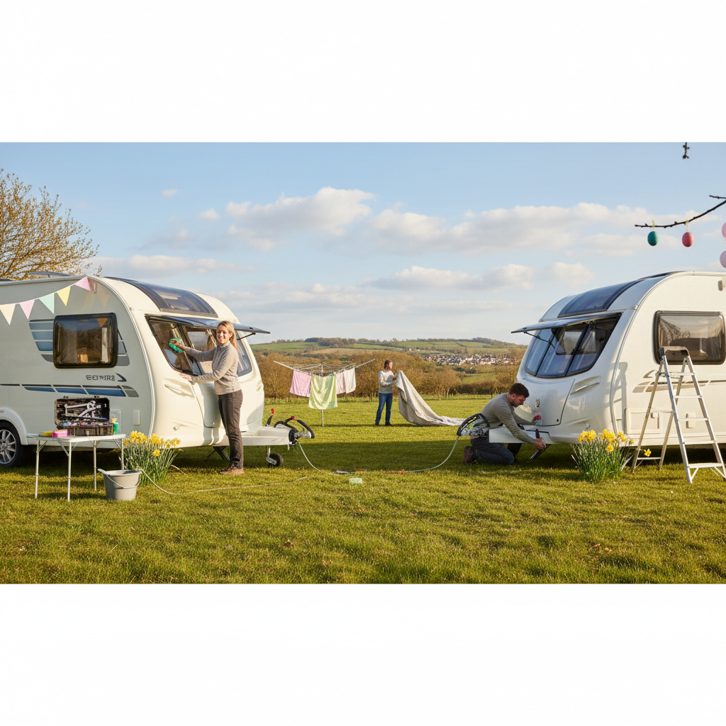 Caravan Easter prep the simple checklist owners forget