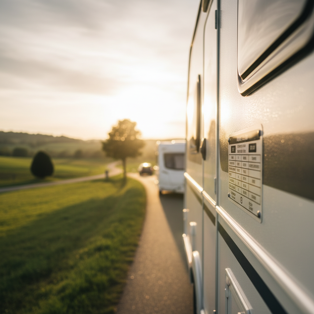 How to read a caravan weight plate without guesswork