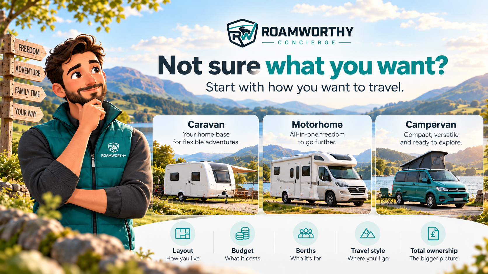 Not sure what you want? Start with how you want to travel