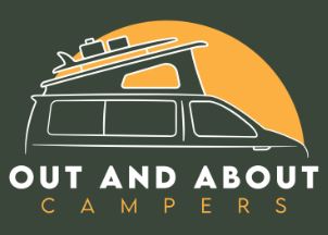 Out and About Campers logo