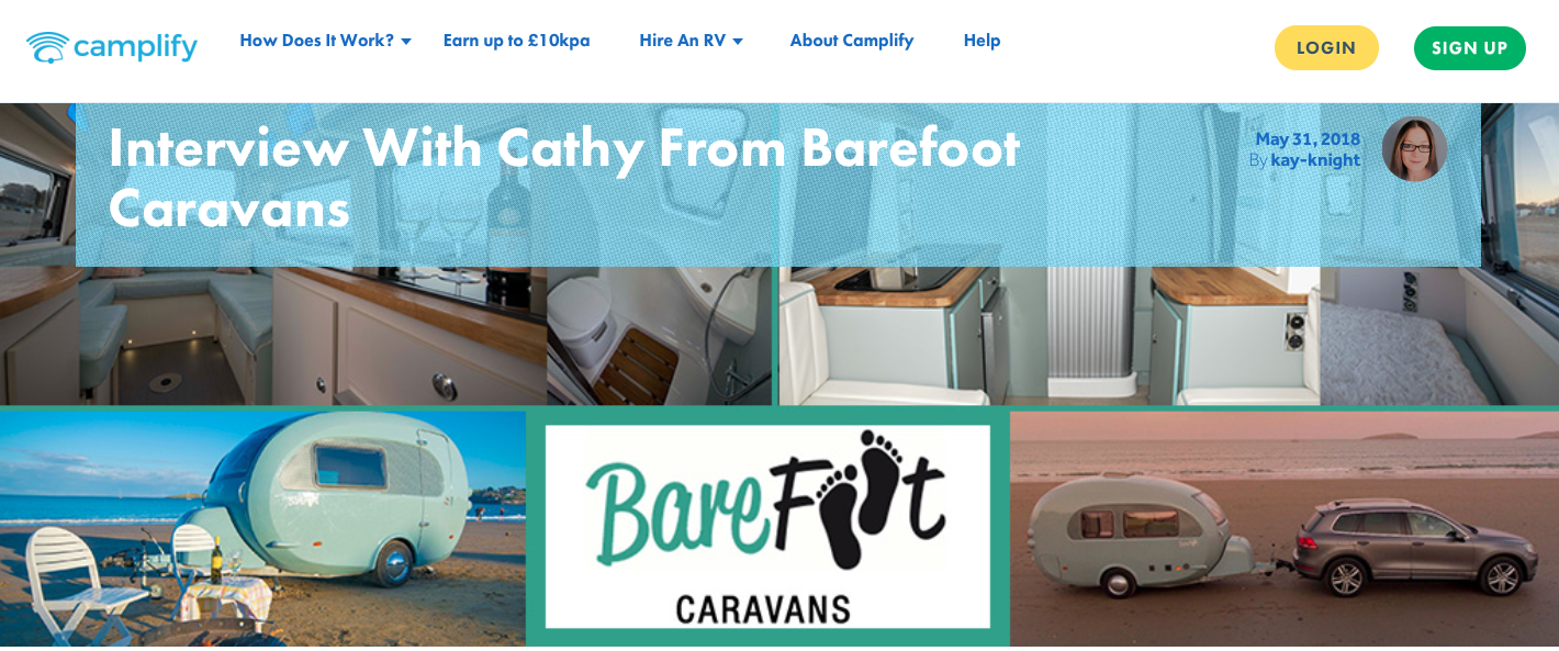 Barefoot Caravans logo