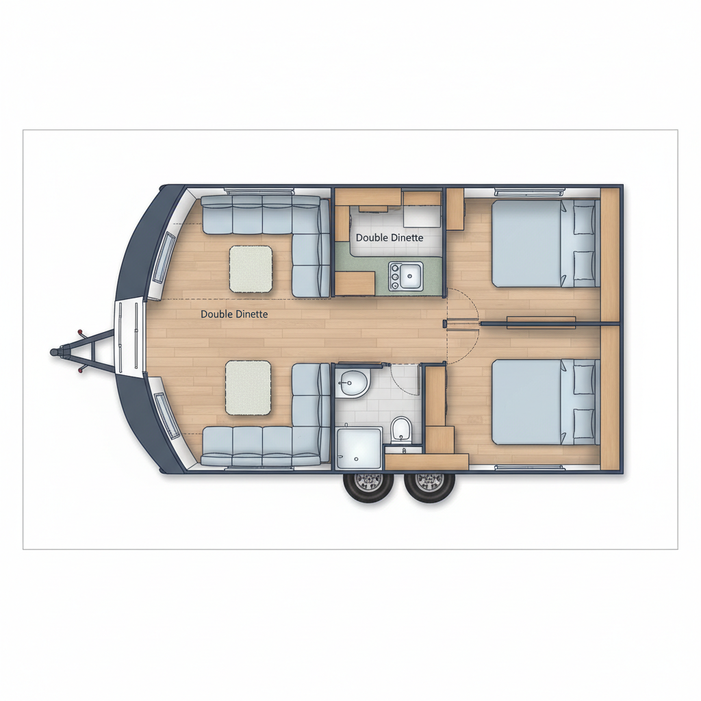 Double Dinette Twin floorplan