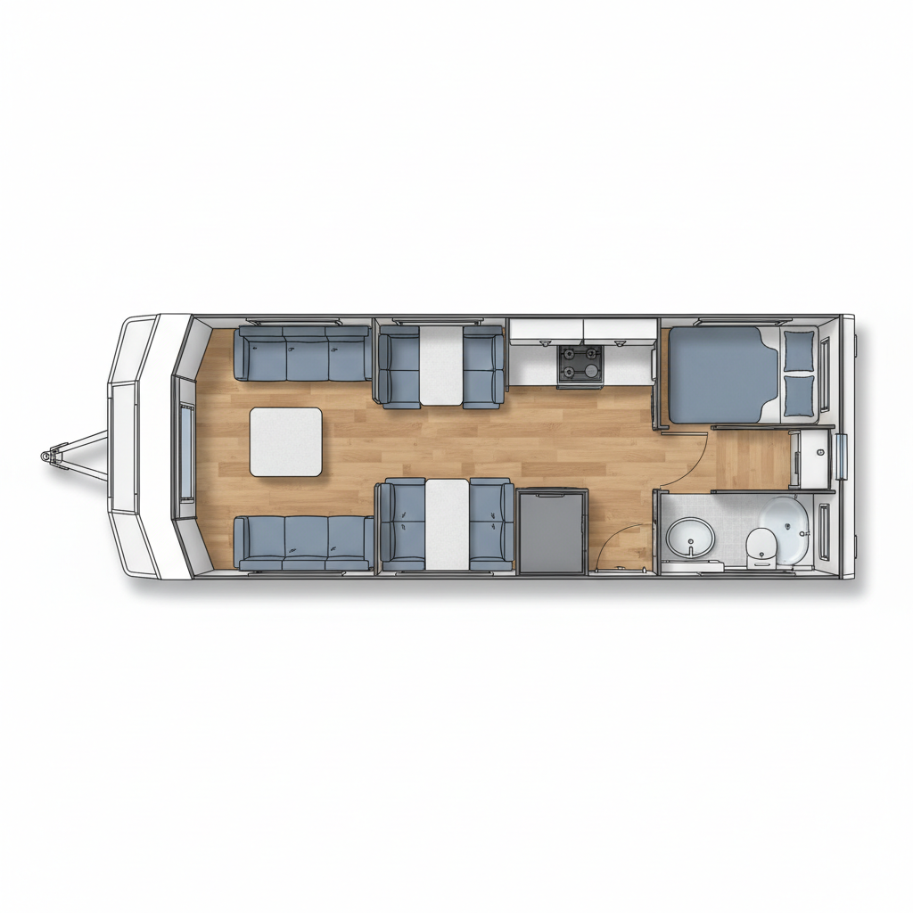 Corner Bunks floorplan