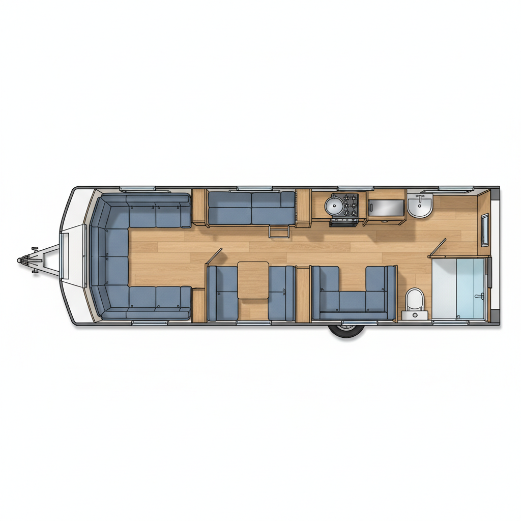 Side Bunks floorplan