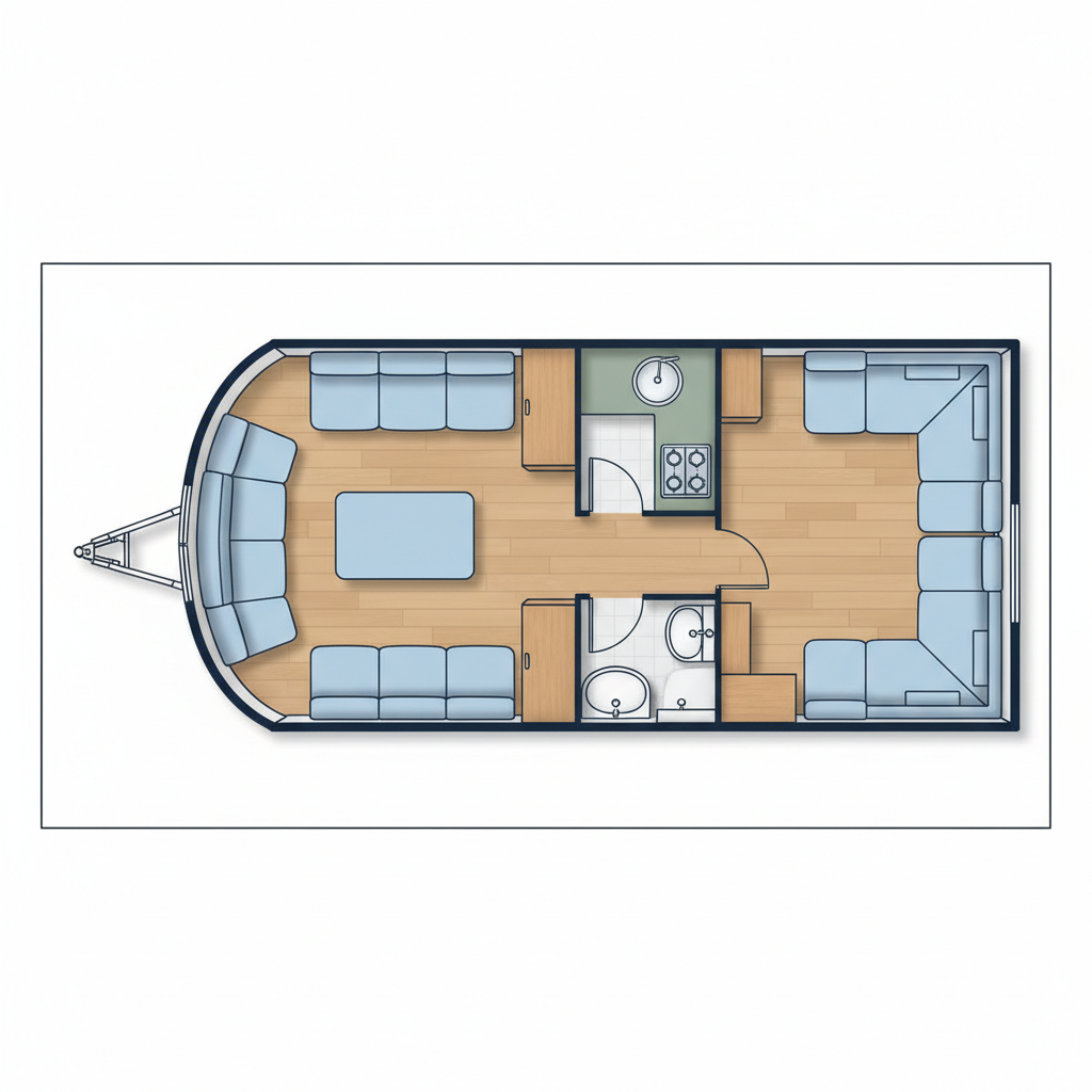L-Bunks (Rear) representative family floorplan