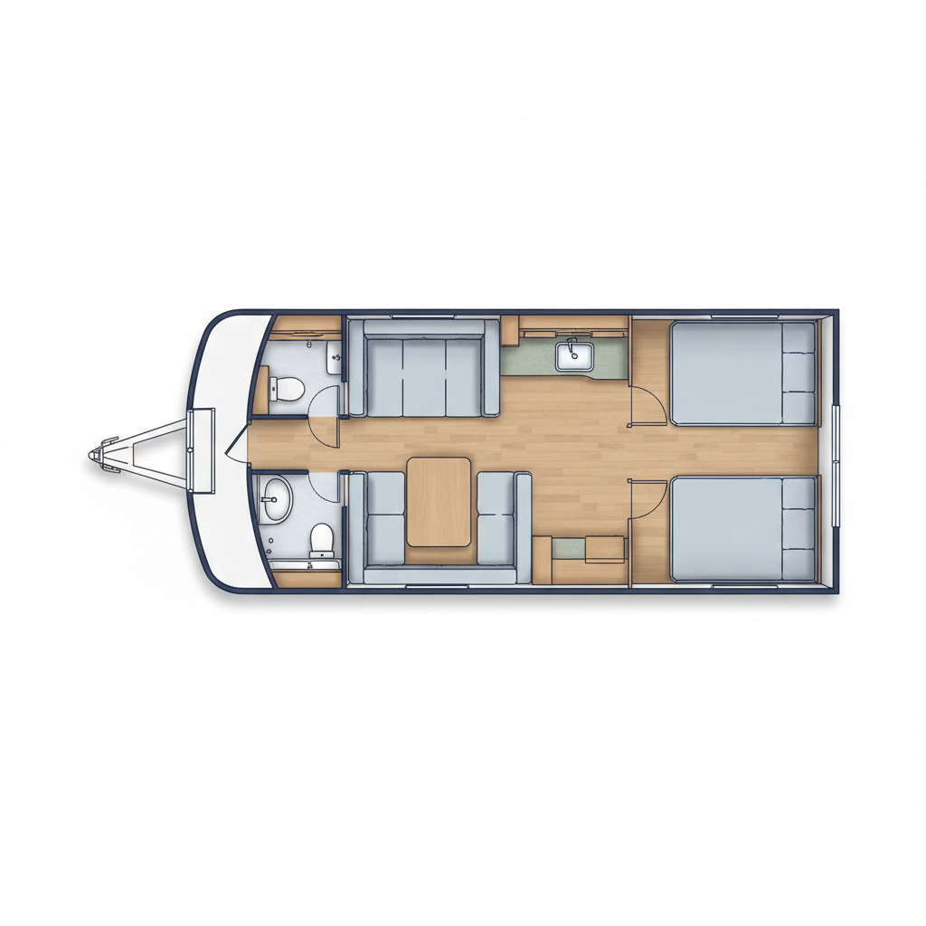 Quad Bunks representative family floorplan