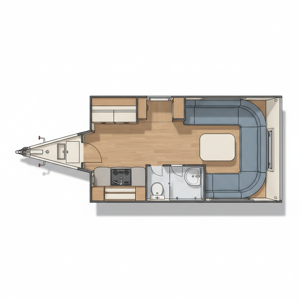 Rear Lounge floorplan