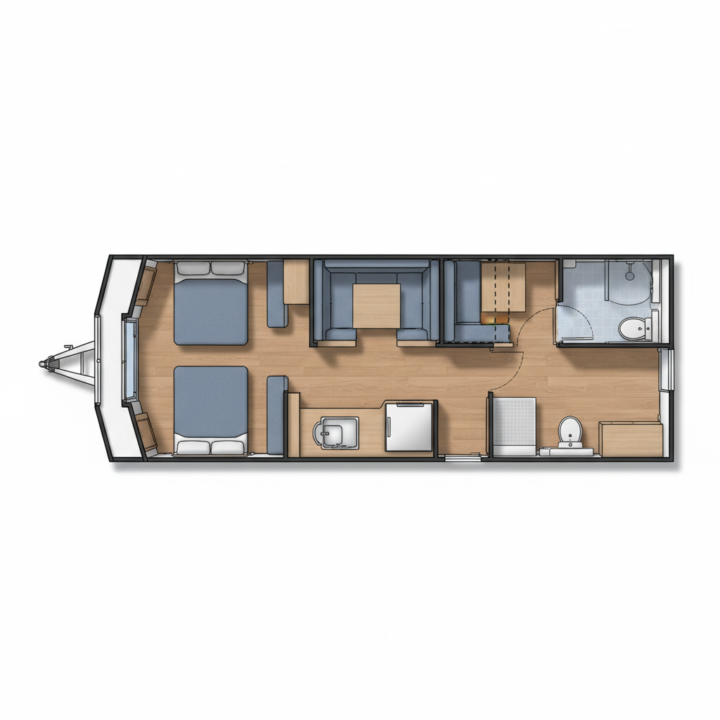 Side Dinette floorplan