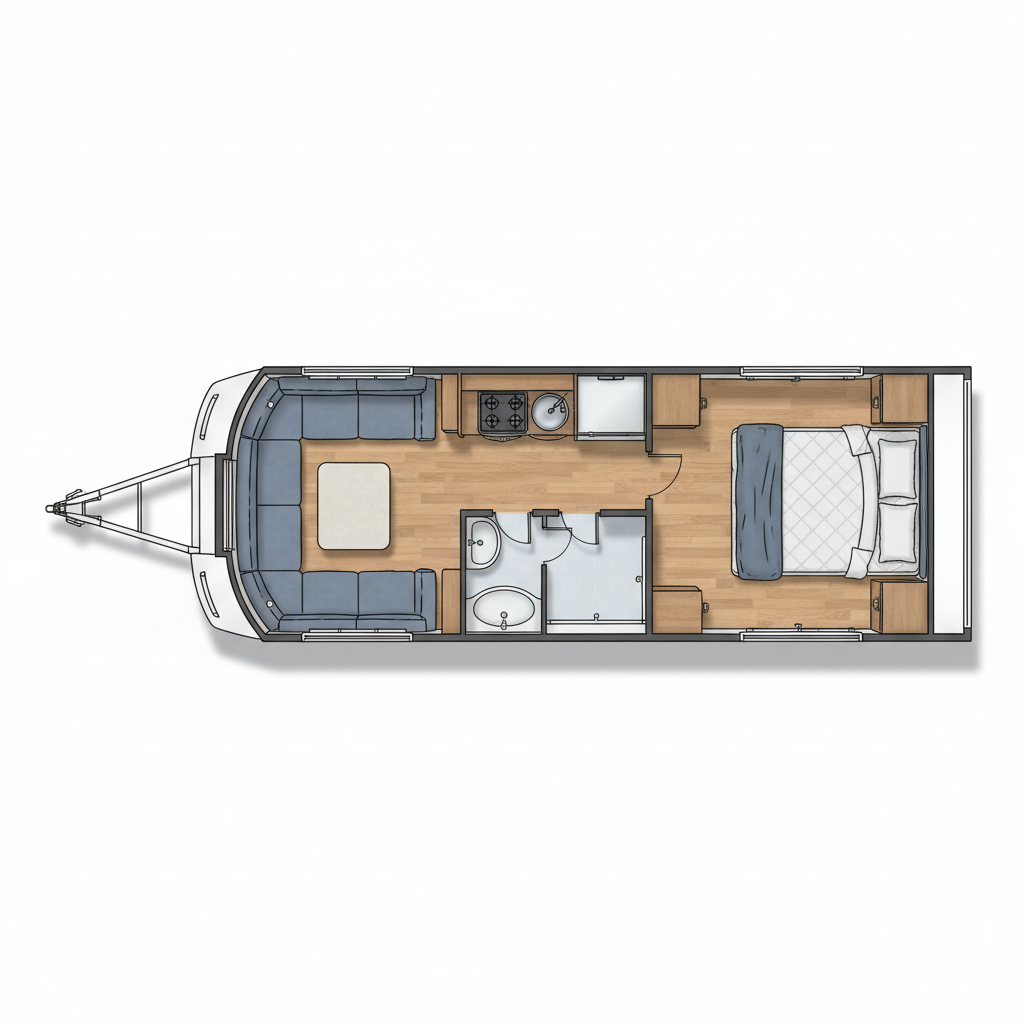 Island + Mid Bath floorplan
