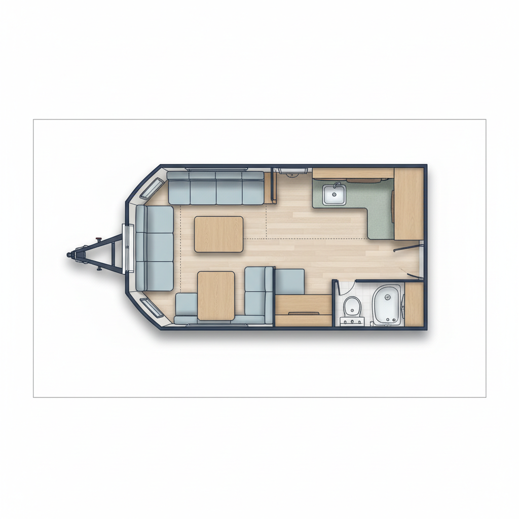 Triple Bunks (Side) representative family floorplan