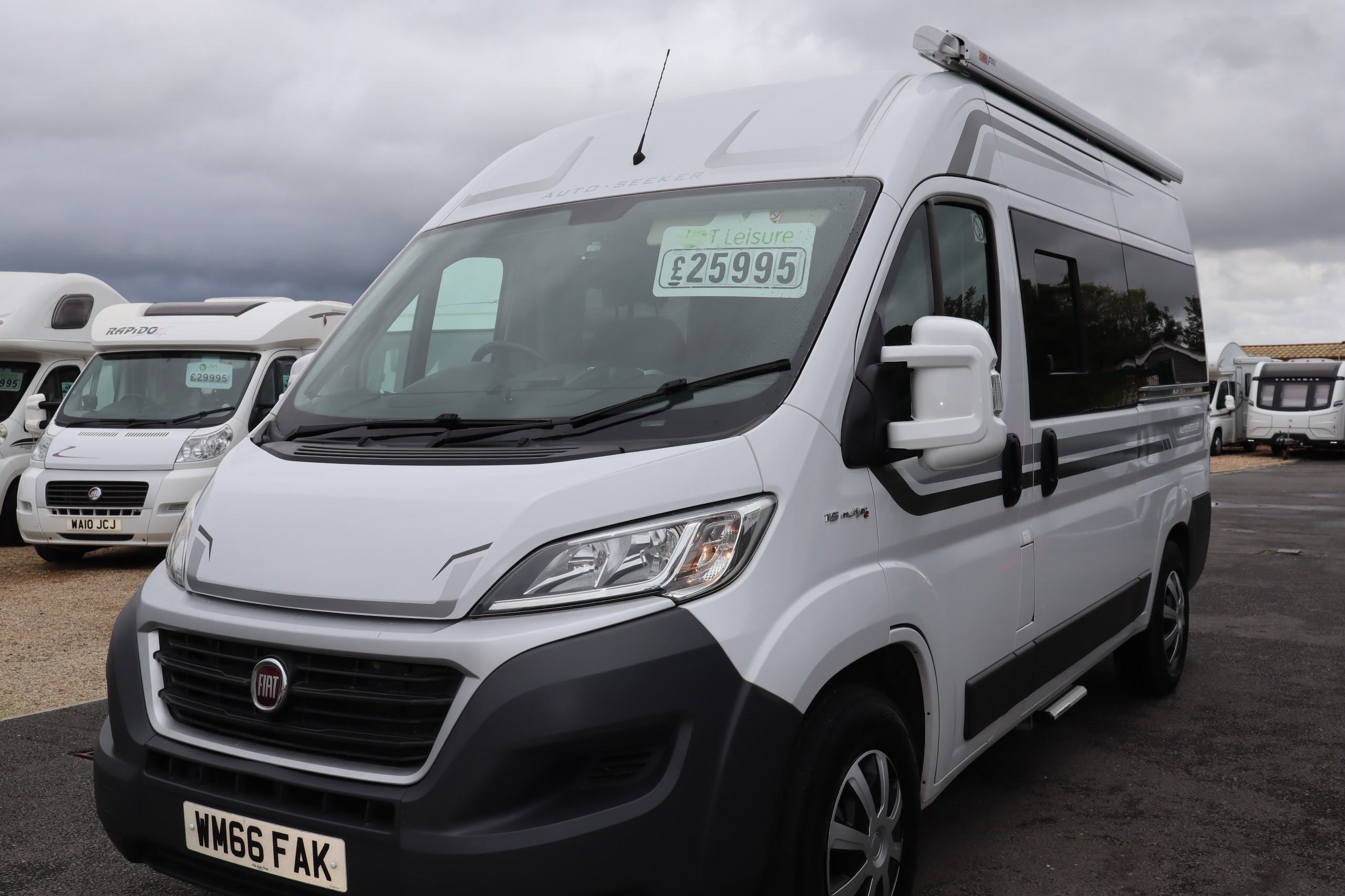2017 Fiat Ducato Auto Seeker, , 2 Belts, Fixed Rear bed, MOT, 12 Months Warranty, Habitation Service