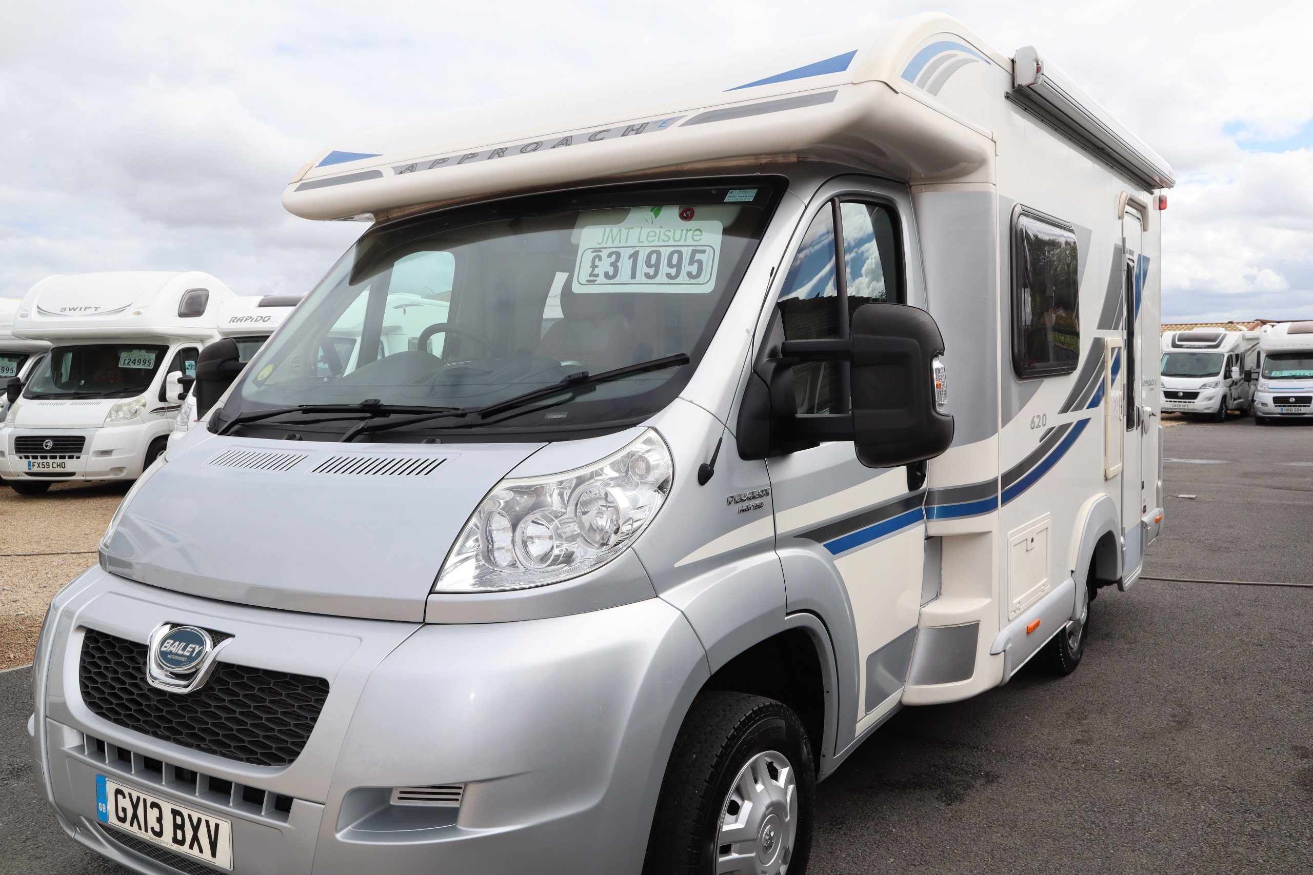 2013 Bailey Approach 620 SE Peugeot Boxer, , 2 Belts, Low Mileage, MOT, 12 Months Warranty, Habitation Service