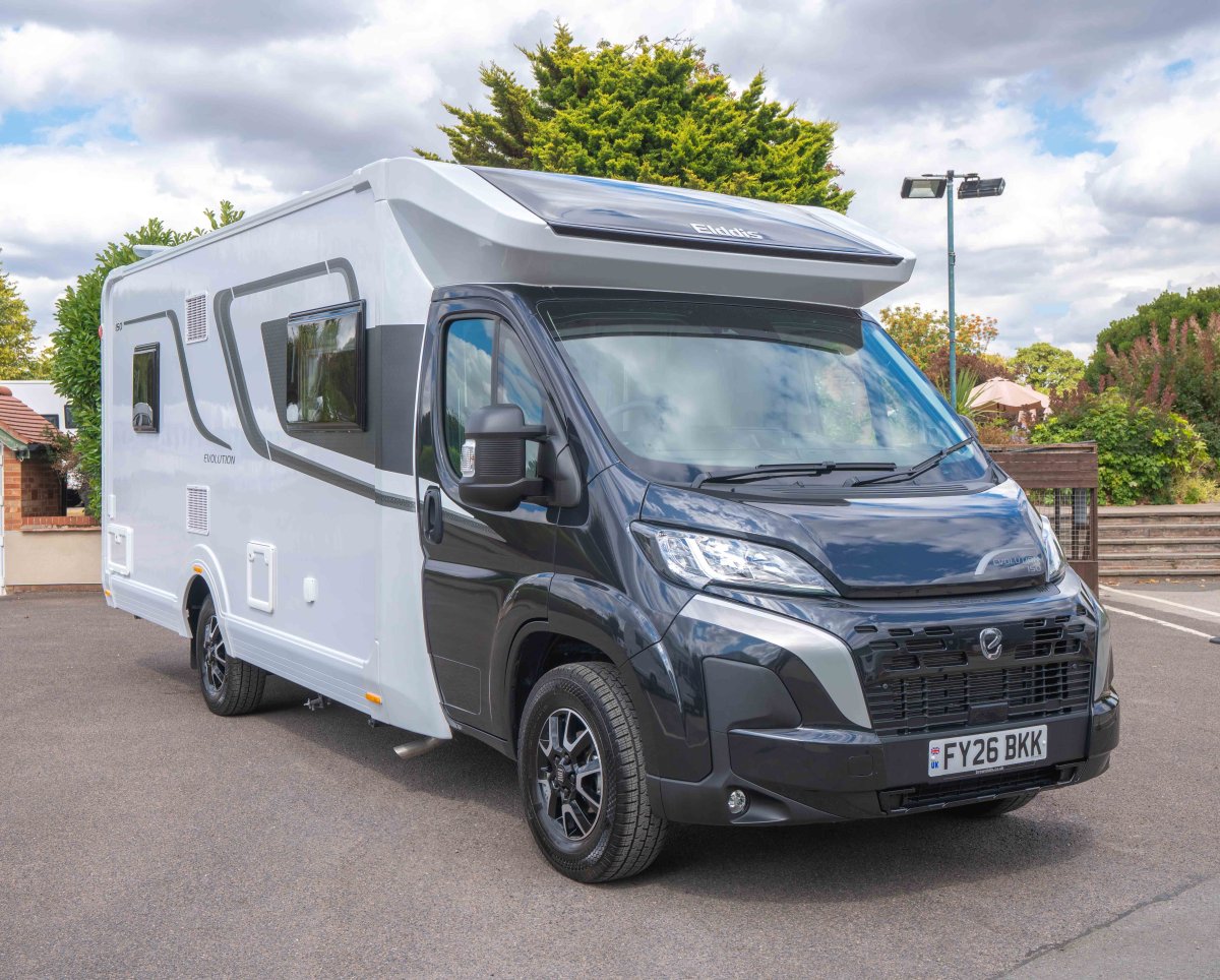 Elddis Evolution 150 140BHP 4 Berth with Rear Island Bed - Exterior - Front