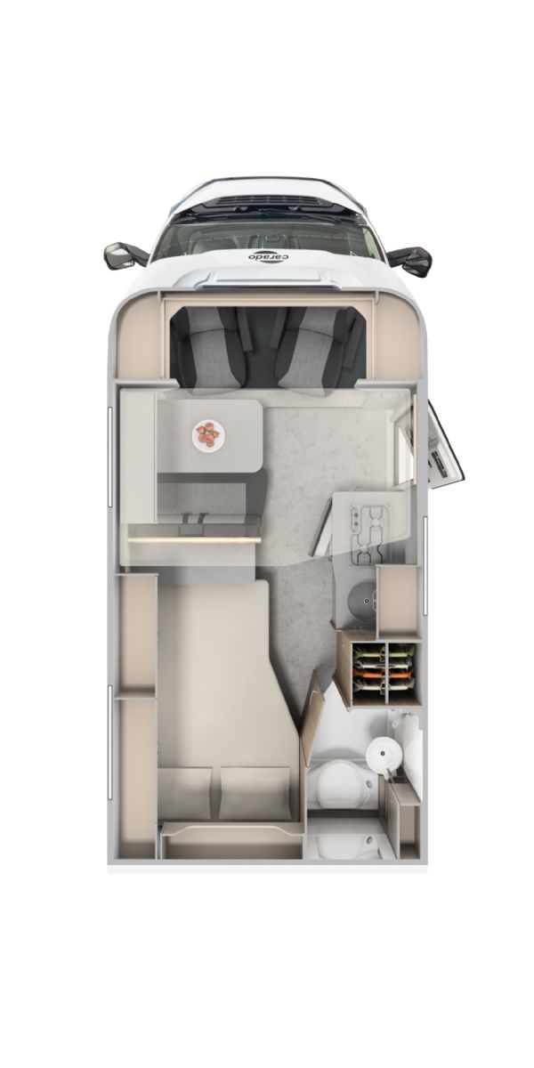 French Bed (Corner Bed) layout configuration