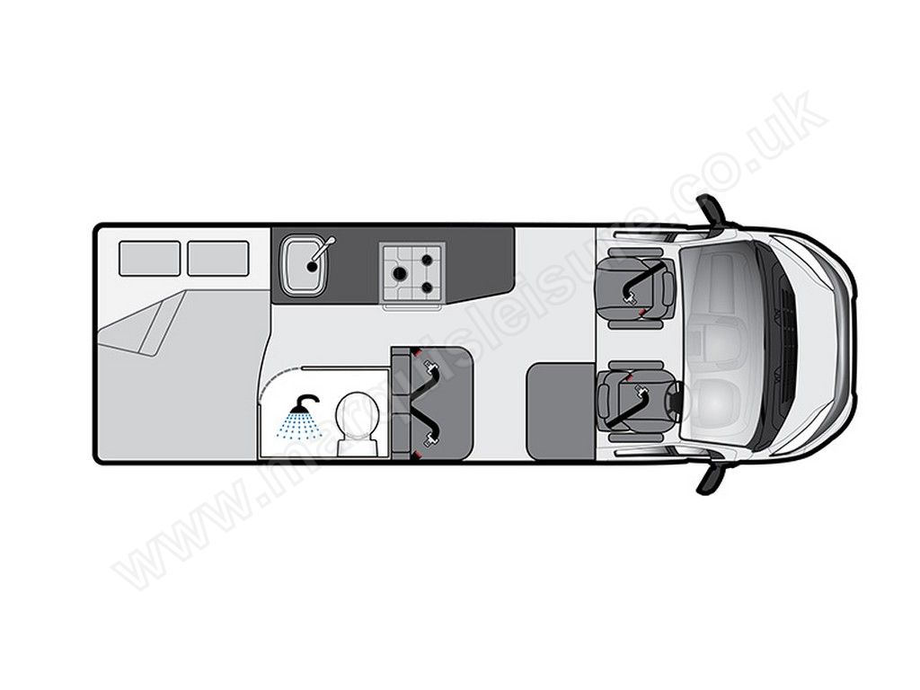 Transverse Bed floorplan