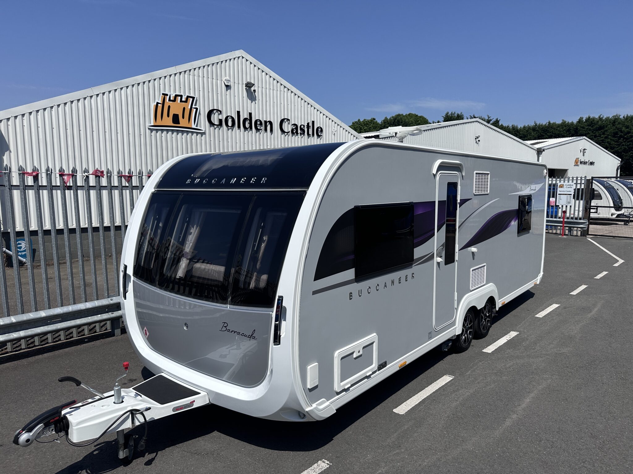 Buccaneer Barracuda 2024 Used 4 Berth Caravan with Rear Island Bed