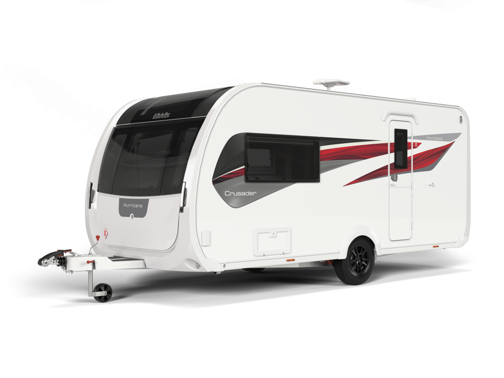 2020 Elddis Crusader Hurricane 4-Berth Caravan with Rear Island Bed - Exterior - Front