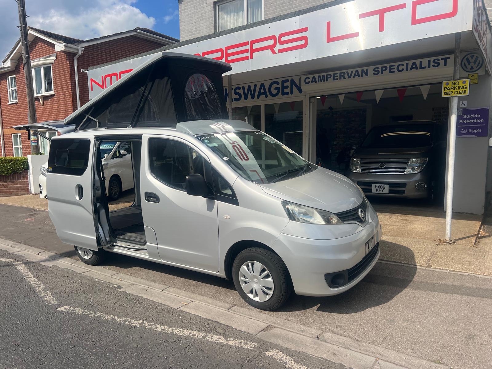 2012 Nissan NV200 1.6 Petrol Automatic 5 Seat Low Miles, Pop top roof with bed boards, IDEAL BASE VEHICLE FOR A CAMPER CONVERSION