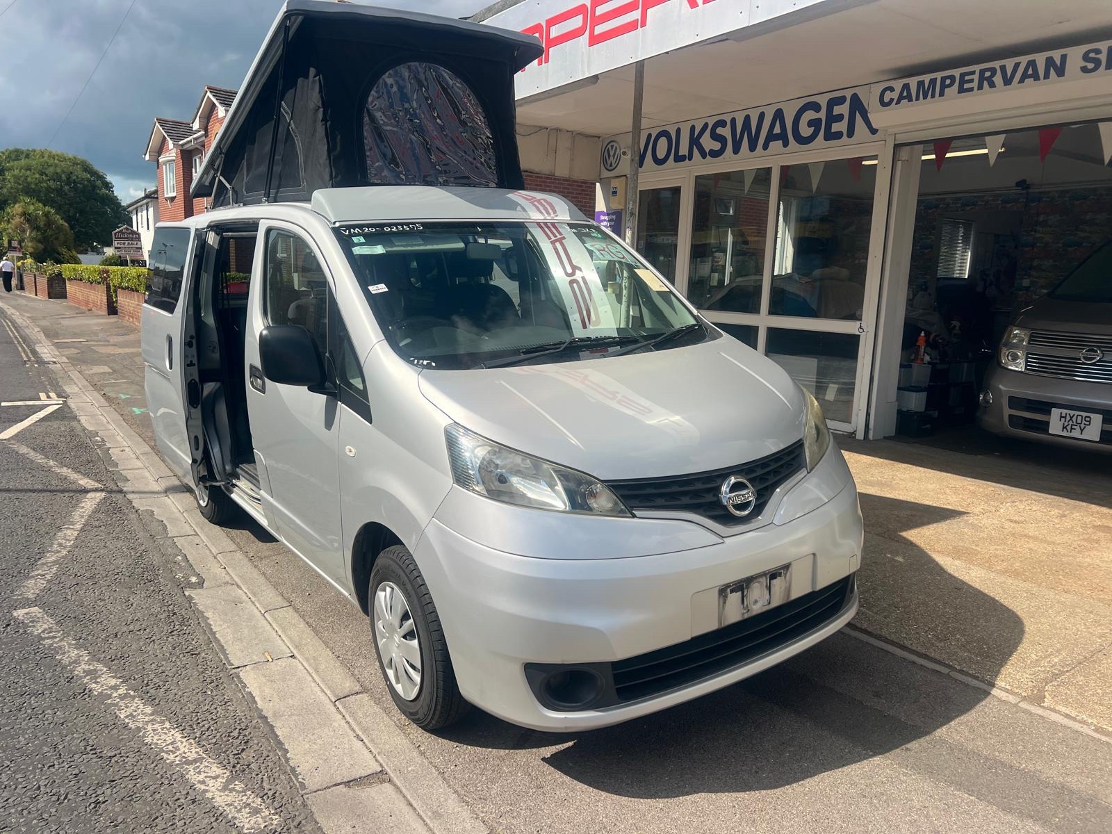 2012 Nissan NV200 1.6 Petrol Automatic 5 Seat Low Miles, Pop top roof with bed boards, IDEAL BASE VEHICLE FOR A CAMPER CONVERSION