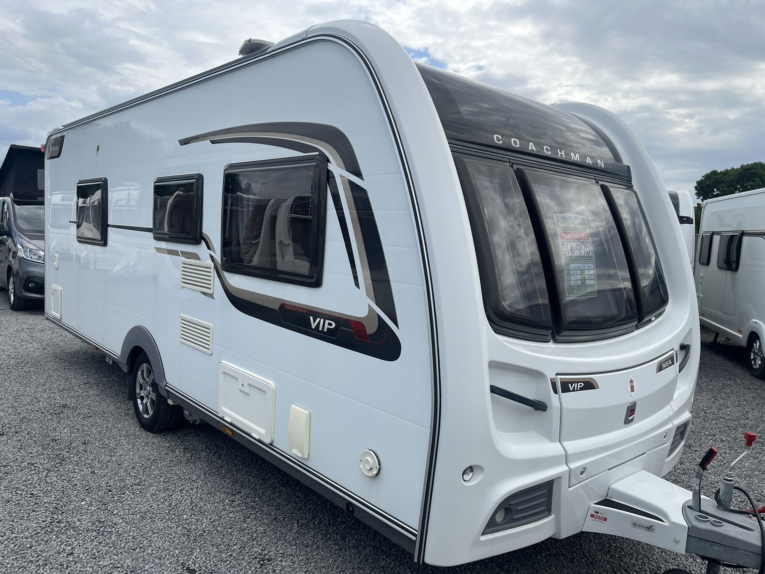 2014 Coachman VIP 565 4-Berth Caravan with Fixed Single Beds - Exterior - Front