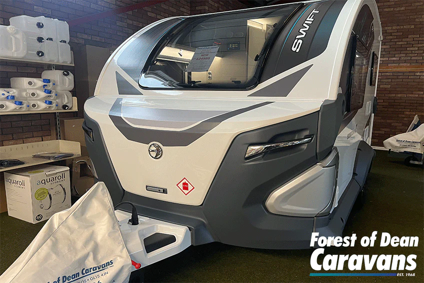 2025 Swift Basecamp 2 - Lightweight 2-Berth Compact Caravan
