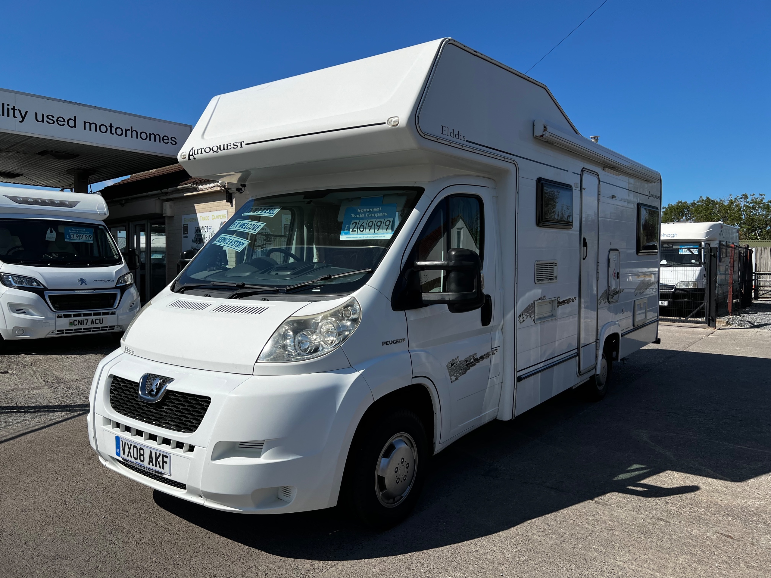 2008 Elddis Autoquest 180 . 6 belts. Can be driven on normal car licence