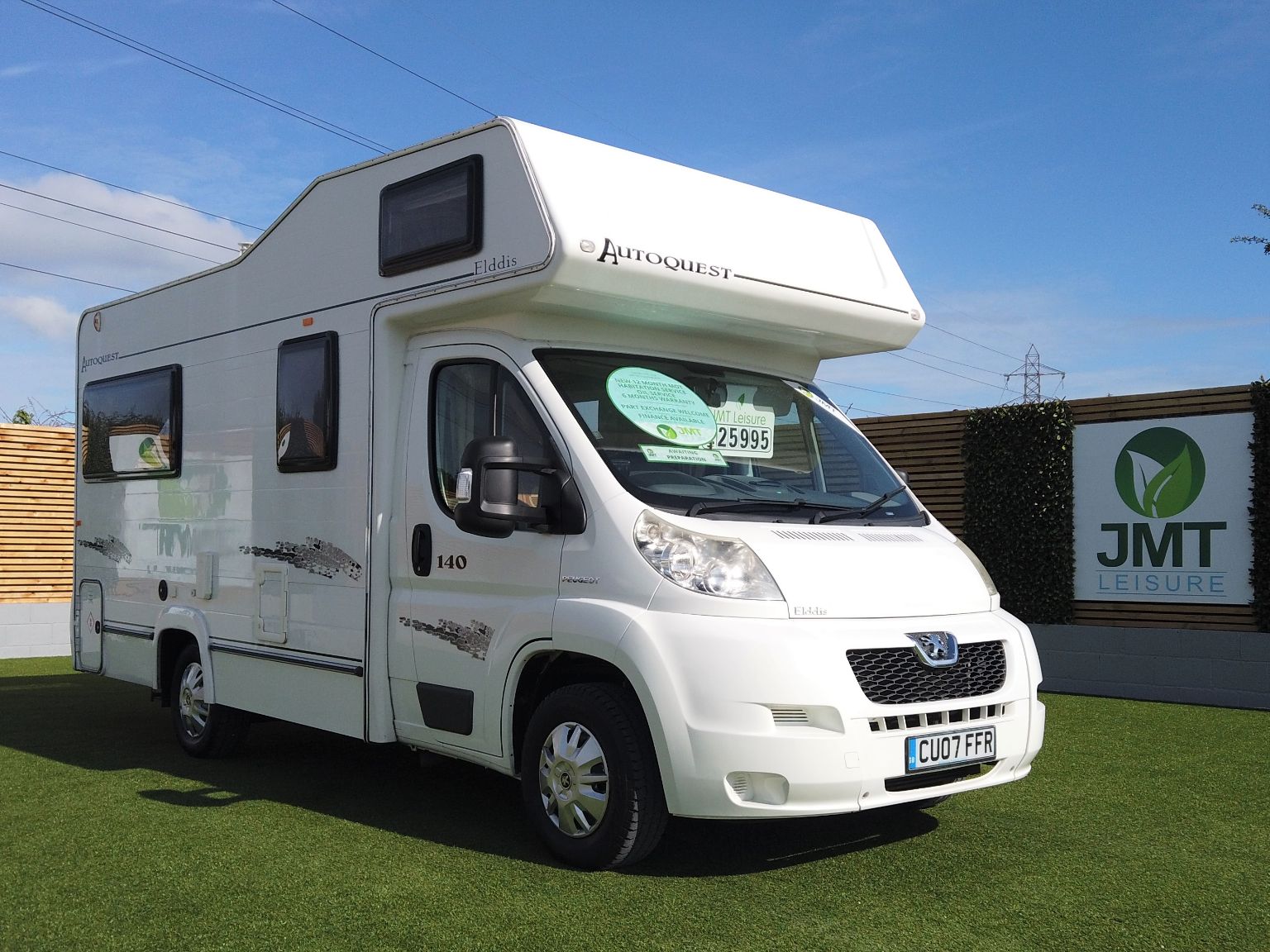 2007 Elddis Autoquest 140 Peugeot Boxer
