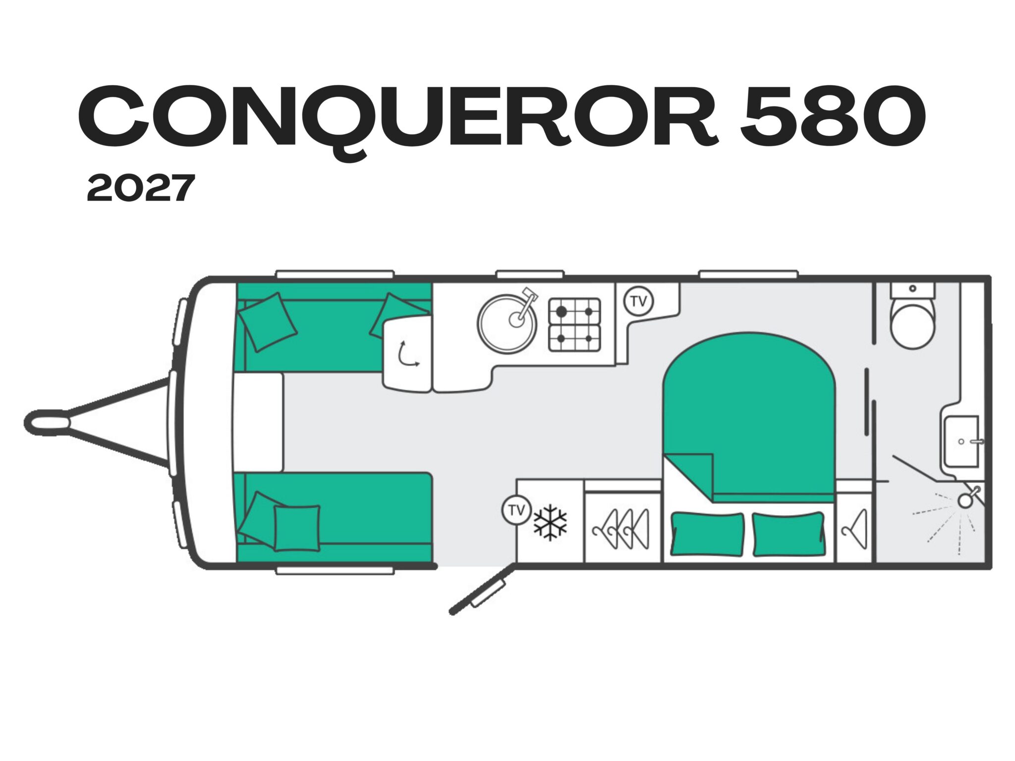 Island Bed floorplan