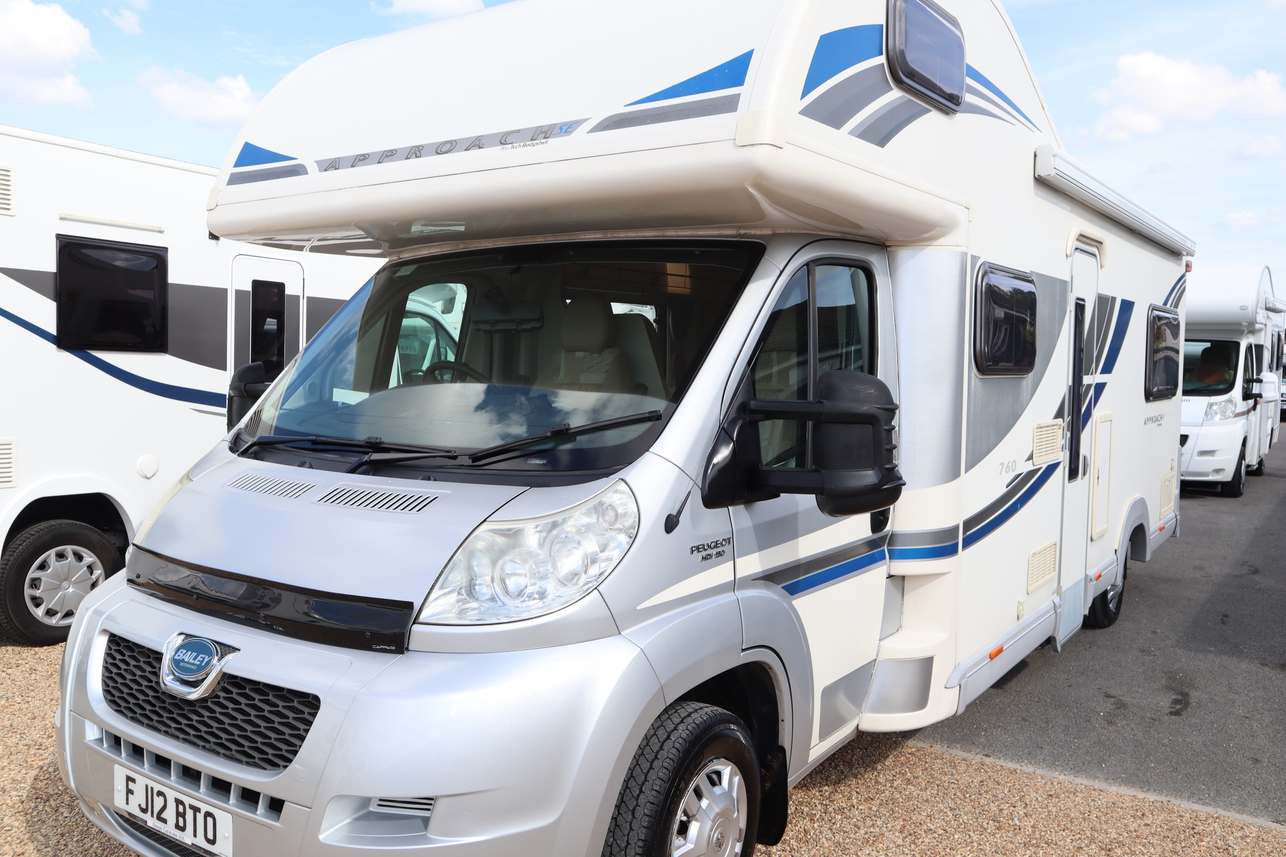 2012 Bailey Approach 760 SE Peugeot Boxer, , 6 Belts, MOT, 12 Months Warranty, Habitation Service