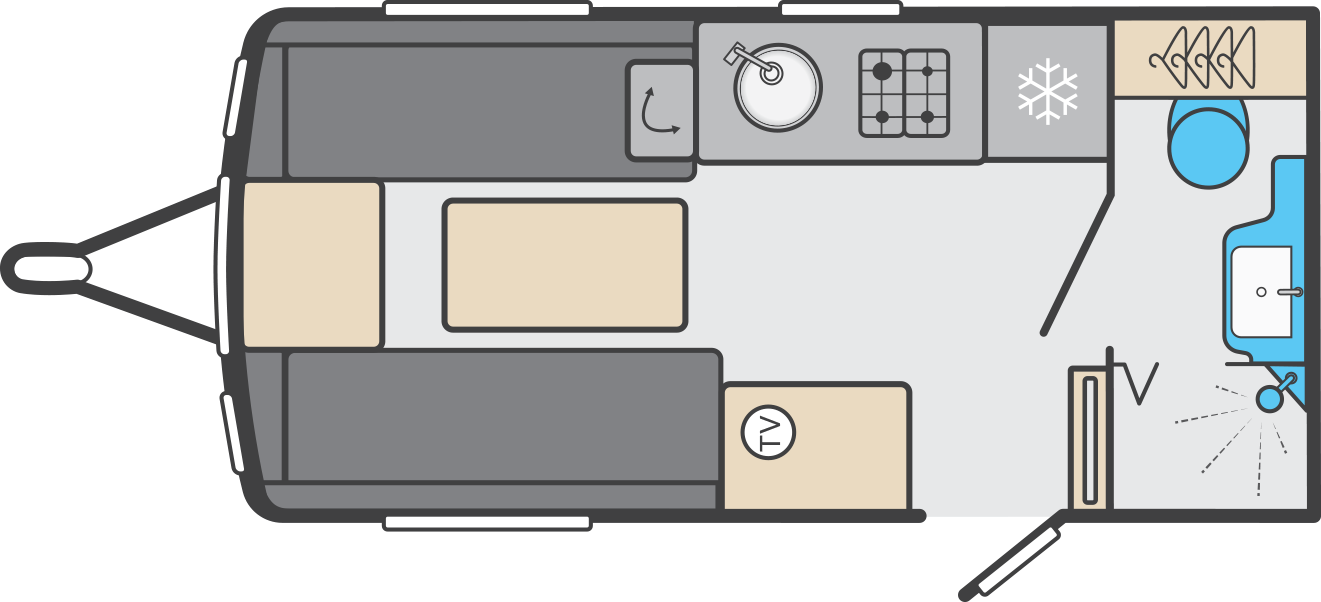 End Washroom floorplan