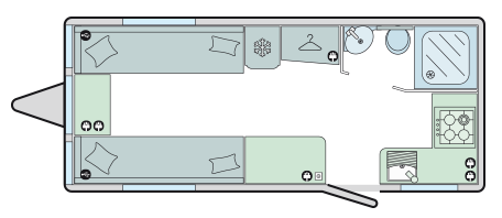 End Washroom floorplan