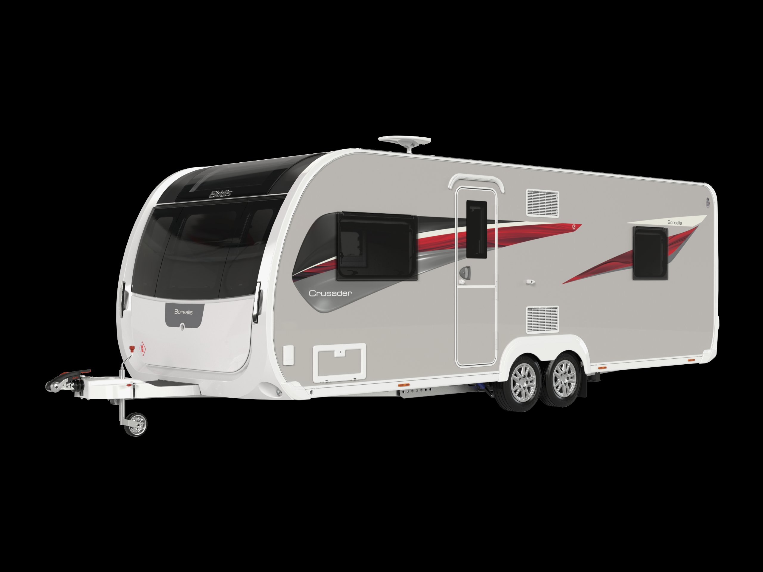 2026 Elddis Crusader Borealis New 4-Berth Caravan with Fixed Island Bed