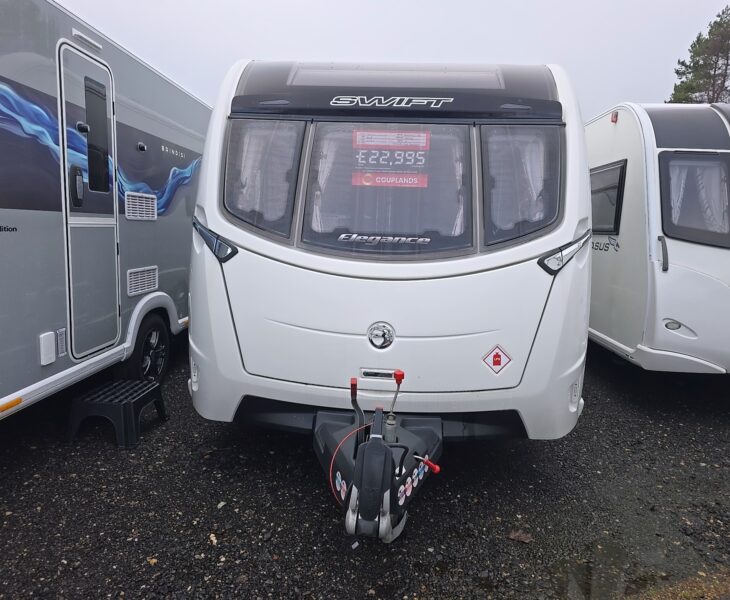 2018 Swift Elegance 650 Twin Axle 4-Berth with Fixed Island Bed - Exterior - Front