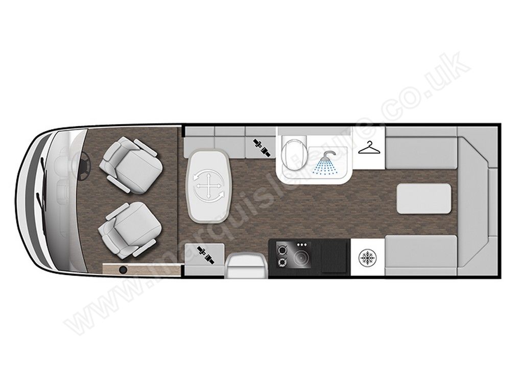 Rear Lounge floorplan