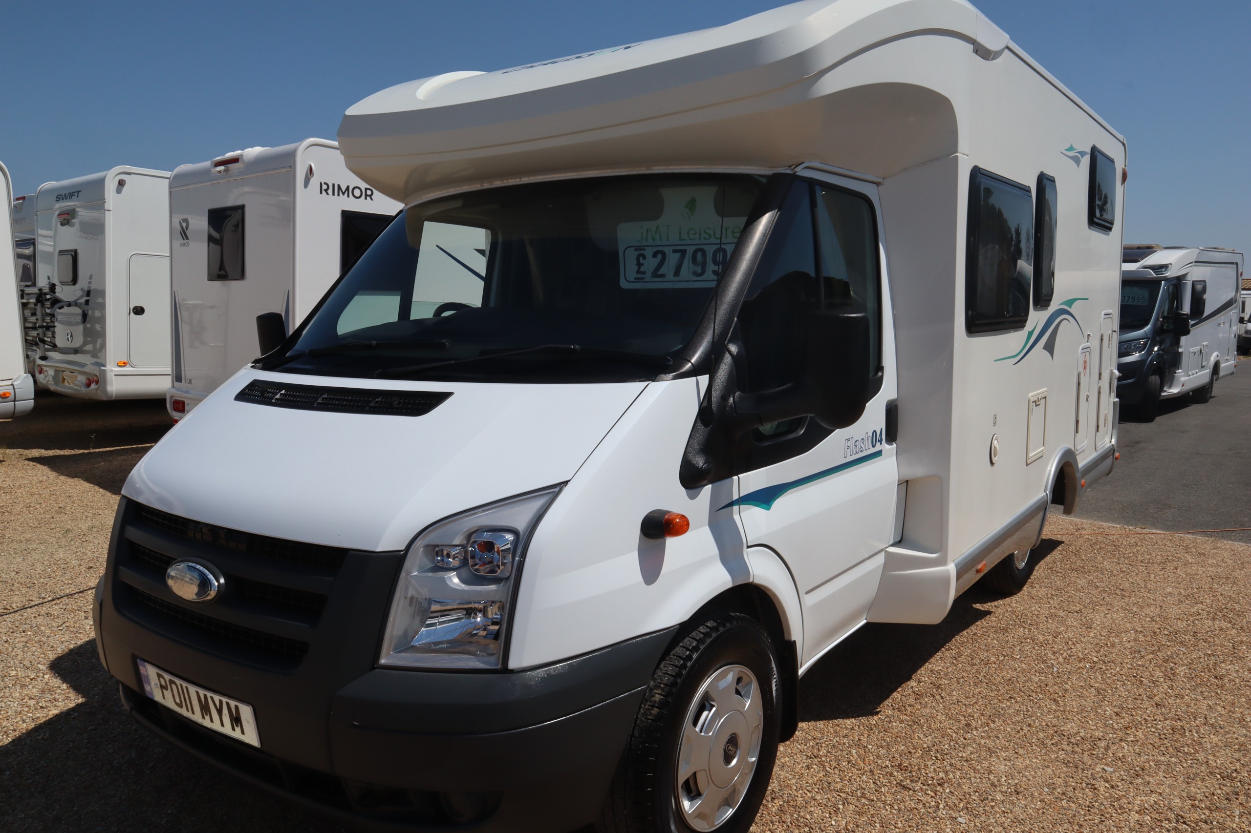 2011 Chausson Flash 04 Ford Transit 2.4 TDci, , 4 Belts, , Garage, MOT, 12 Months Warranty, Habitation Service