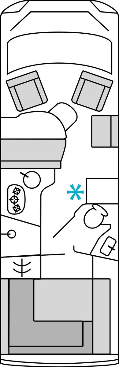 French bed floorplan