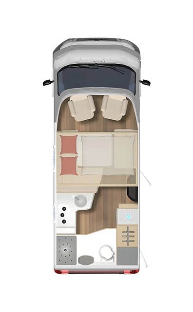 2021 Bürstner Lyseo Harmony TD590 140BHP 4-Berth Compact Motorhome - Exterior - Front