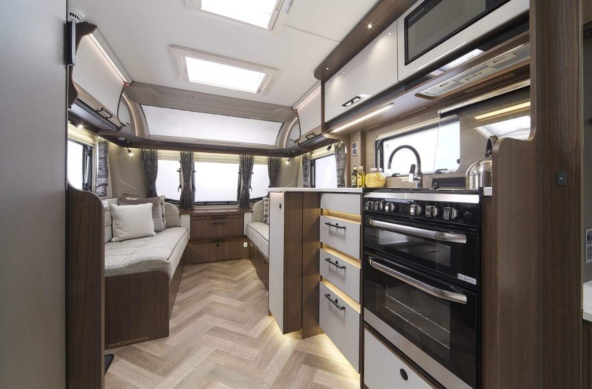 2020 Coachman Laser 2-Berth Caravan with Transverse Island Bed - Exterior - Front